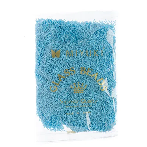 Miyuki Slender Bugle 1.3x6mm Light Blue Opaque