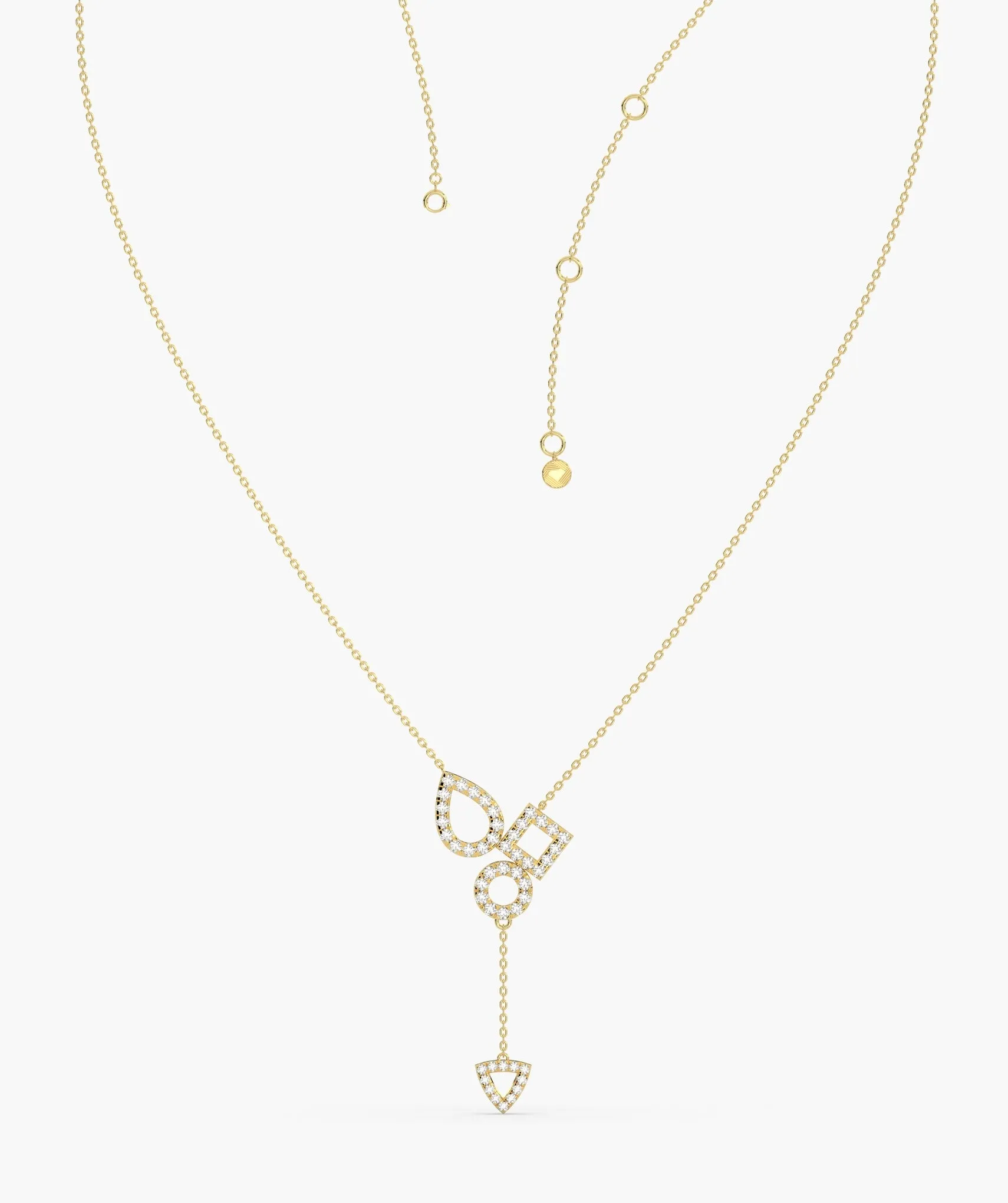 Modern Elegance 14K Gold Pendant
