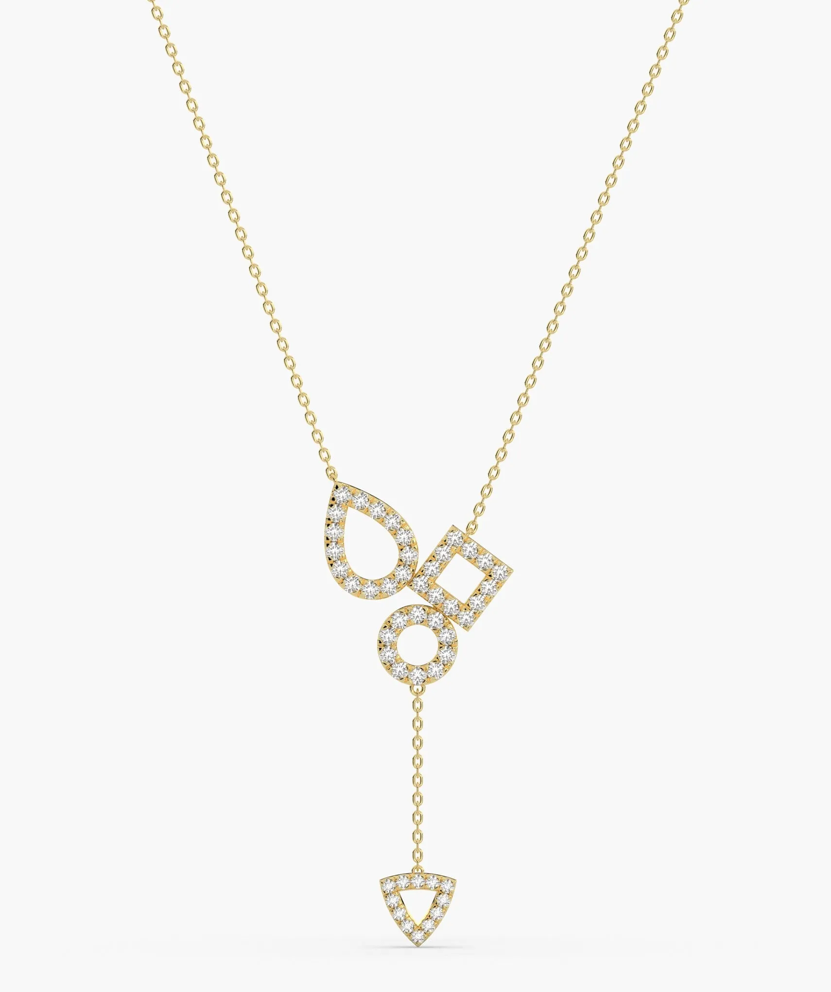 Modern Elegance 14K Gold Pendant