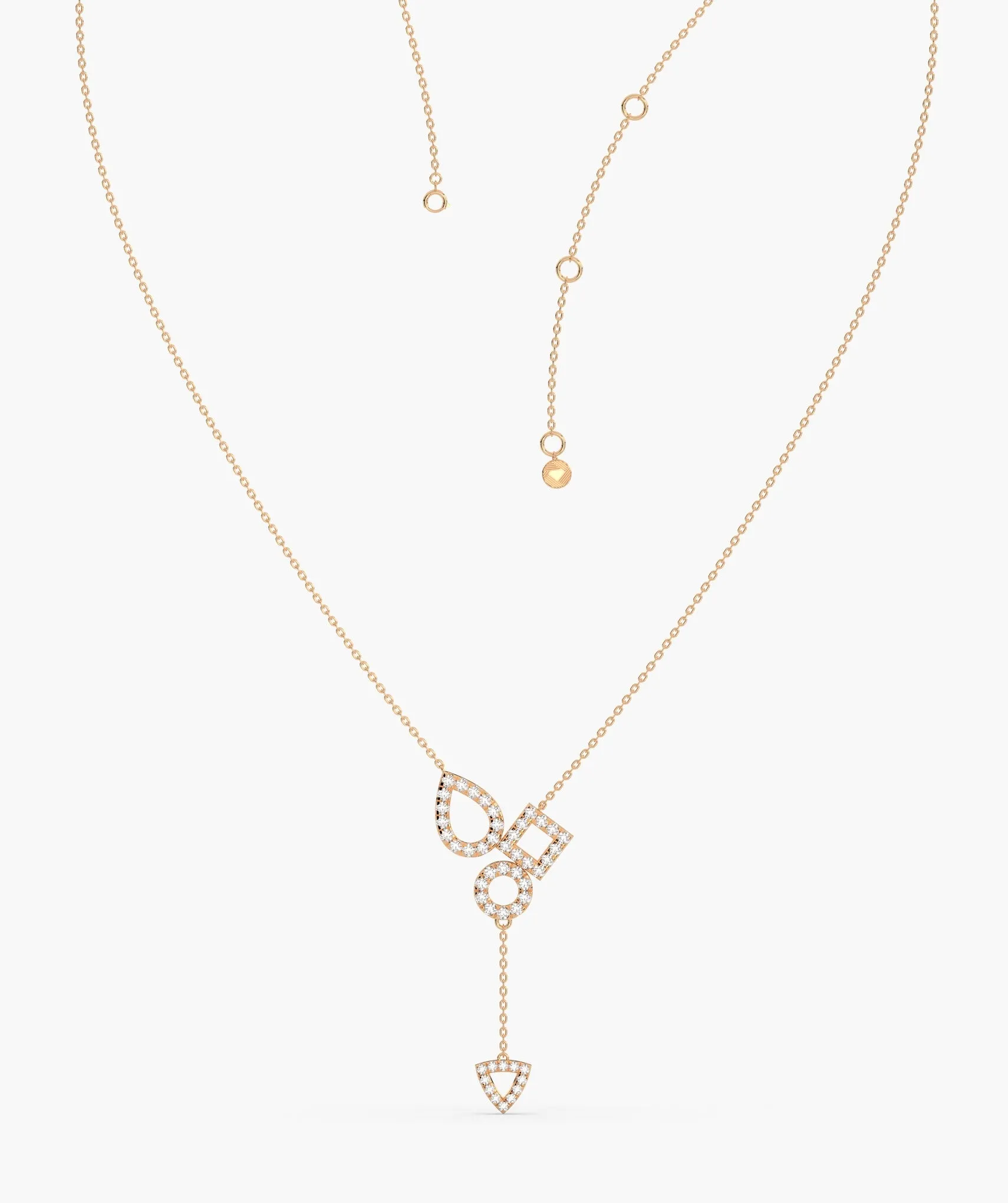 Modern Elegance 14K Gold Pendant