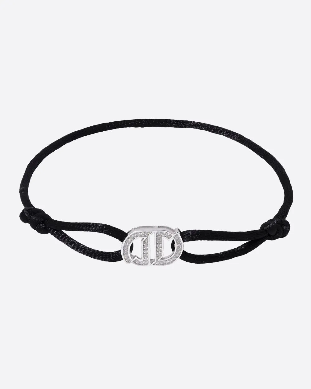 MOISSANITE INFINITY CORD BRACELET.