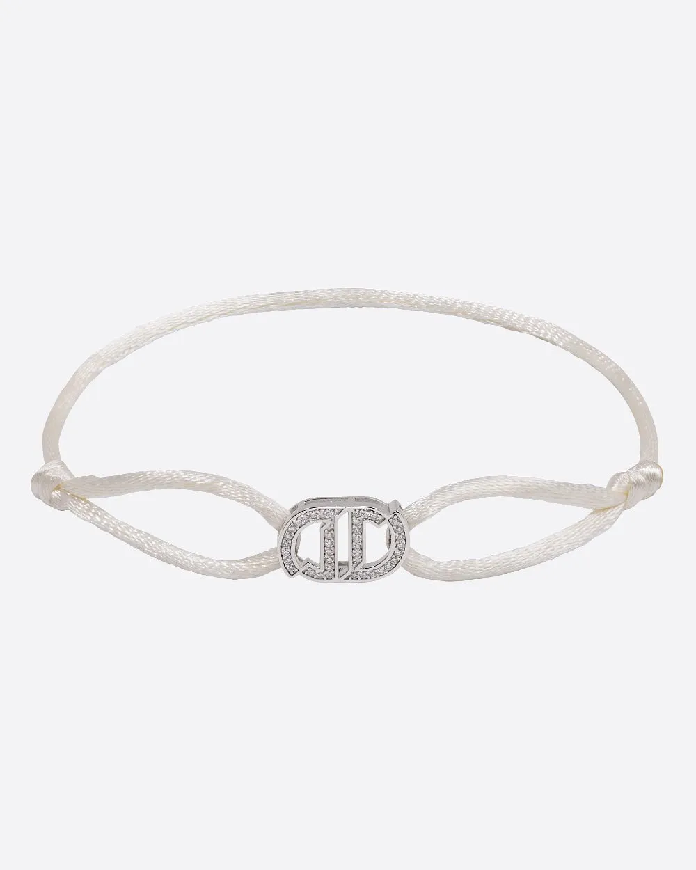 MOISSANITE INFINITY CORD BRACELET.