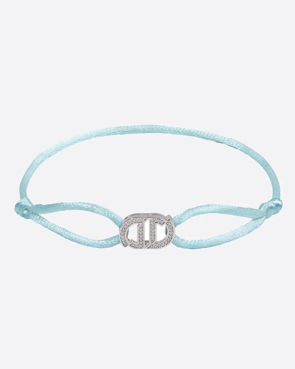 MOISSANITE INFINITY CORD BRACELET.