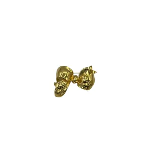 Monet Large Gold Three-Dimensional Bow Vintage Brooch Pin