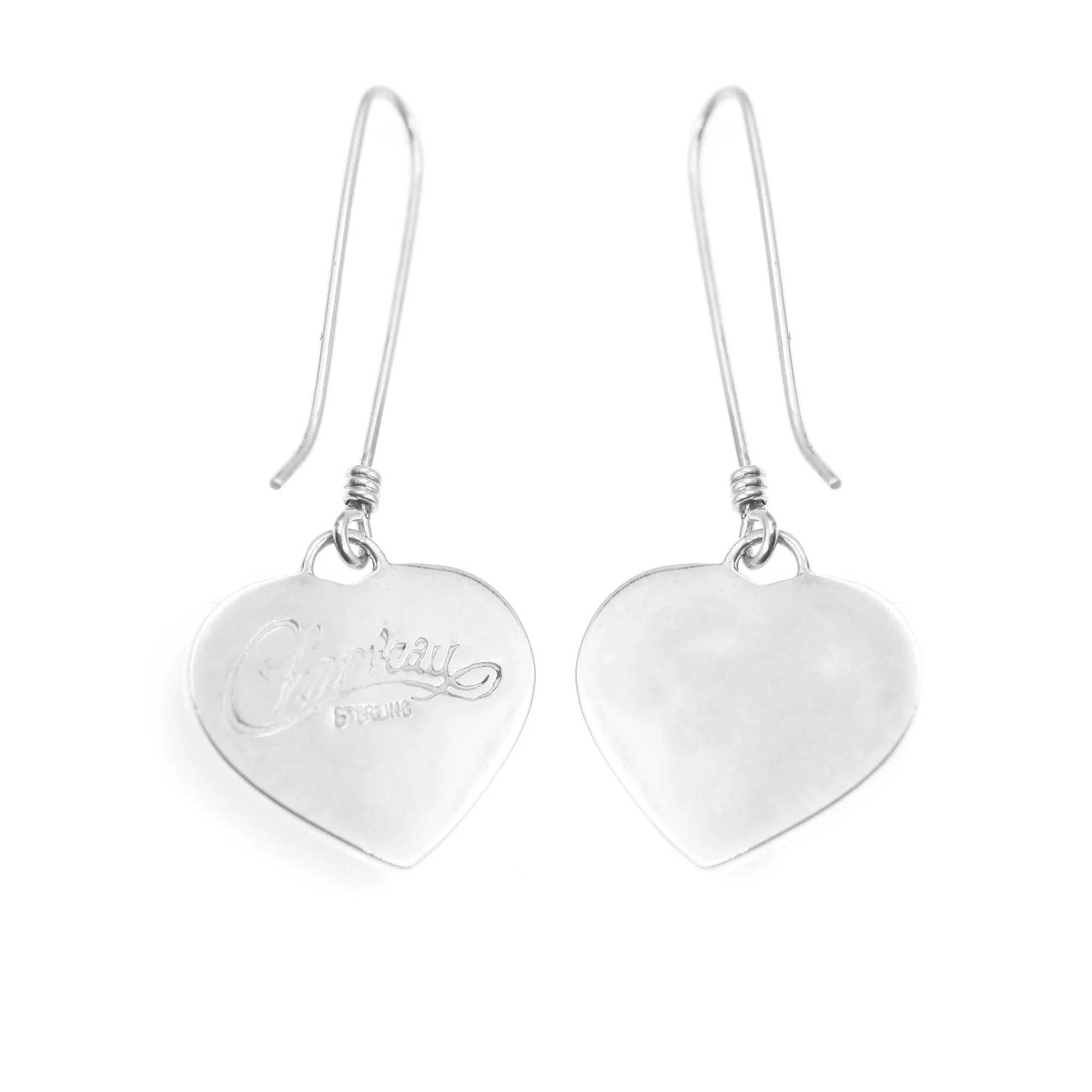 Mother Of Pearl Heart Earrings