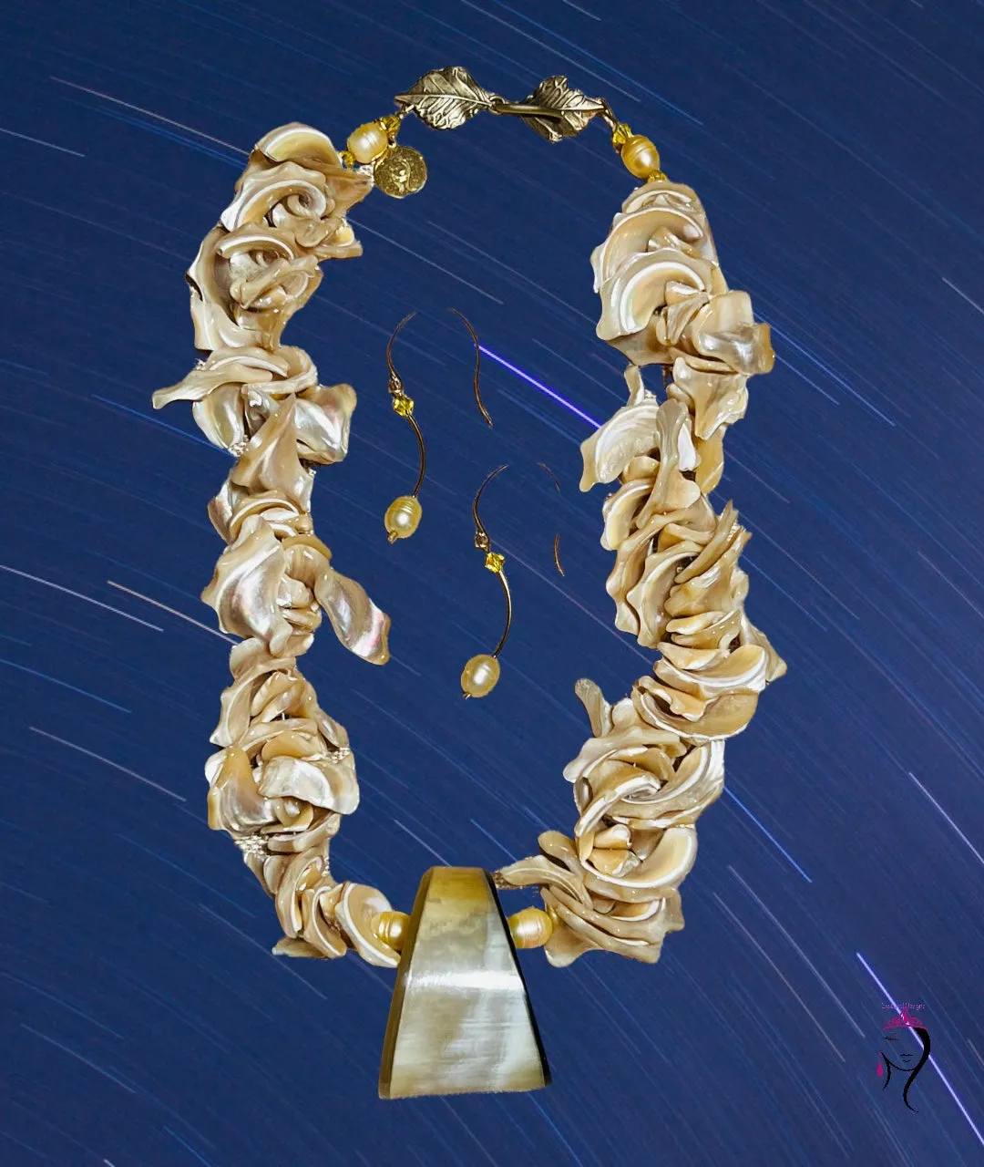 Mother of Pearl Necklace Set #22032