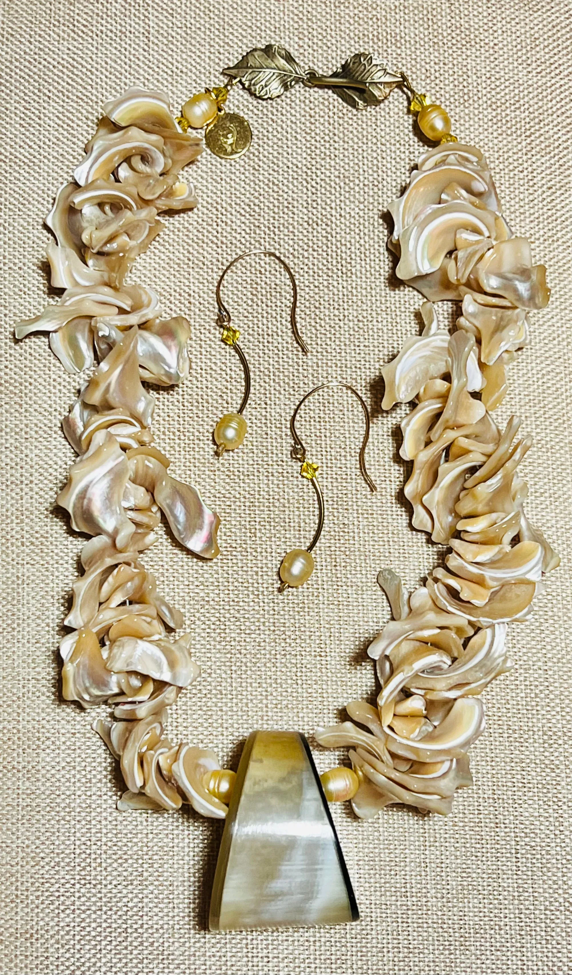 Mother of Pearl Necklace Set #22032