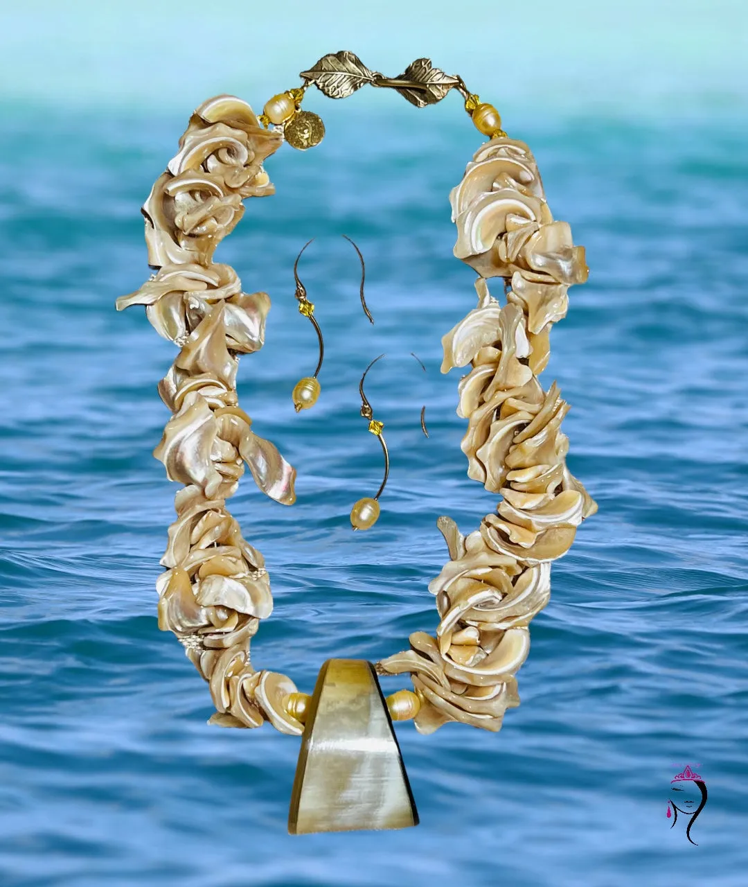 Mother of Pearl Necklace Set #22032