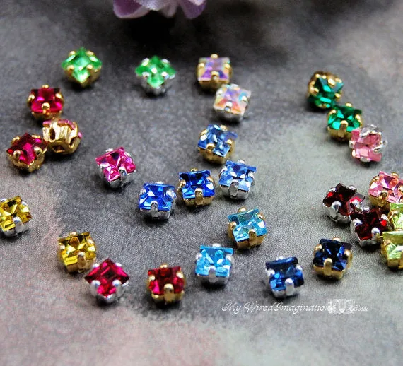 Mother's Ring, Family Birthstones Ring, Chakra Rainbow Ring, All Birthstone Colors, Made to Order