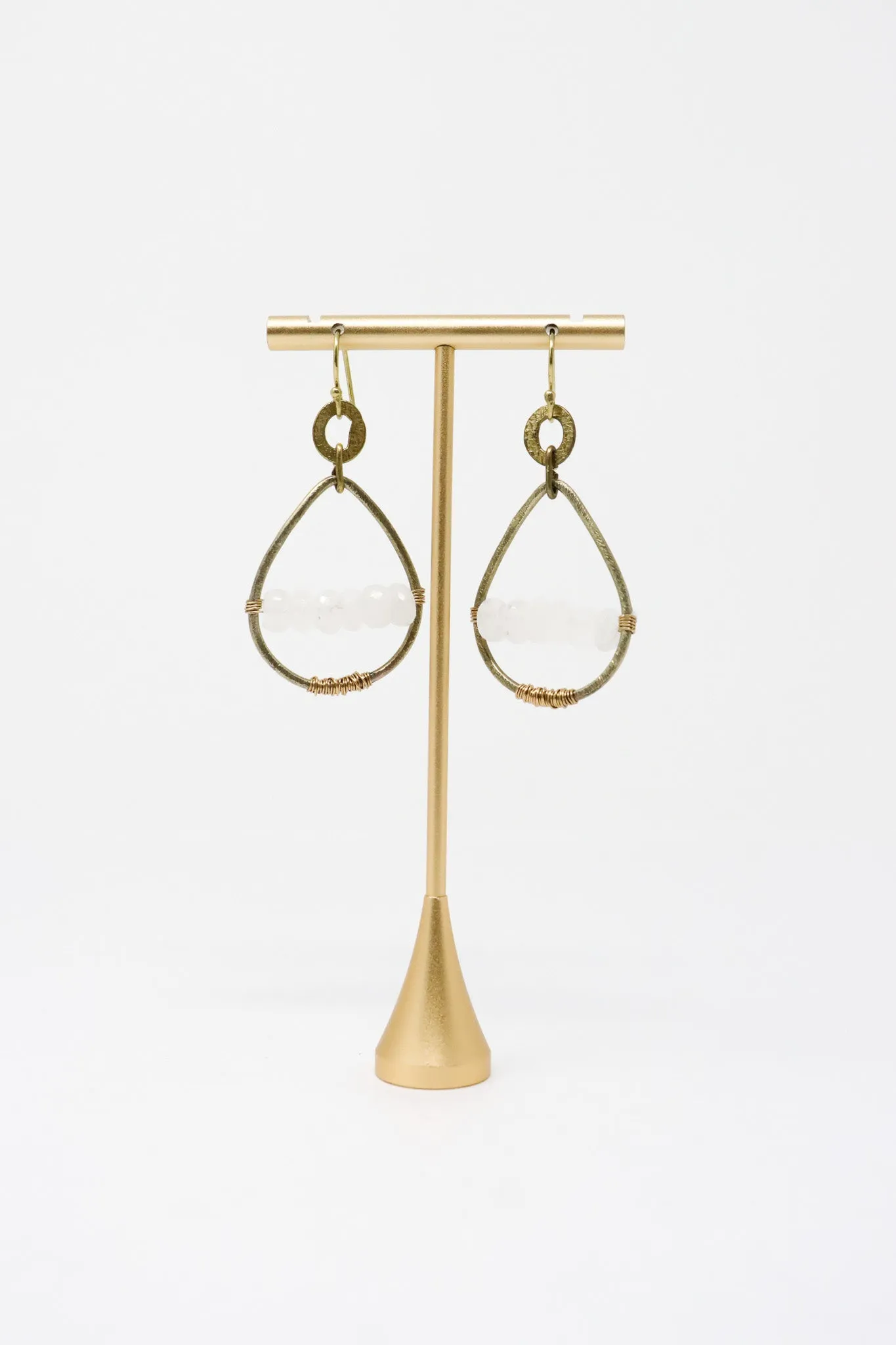 Mya Lambrecht Teardrop Hoop Earrings