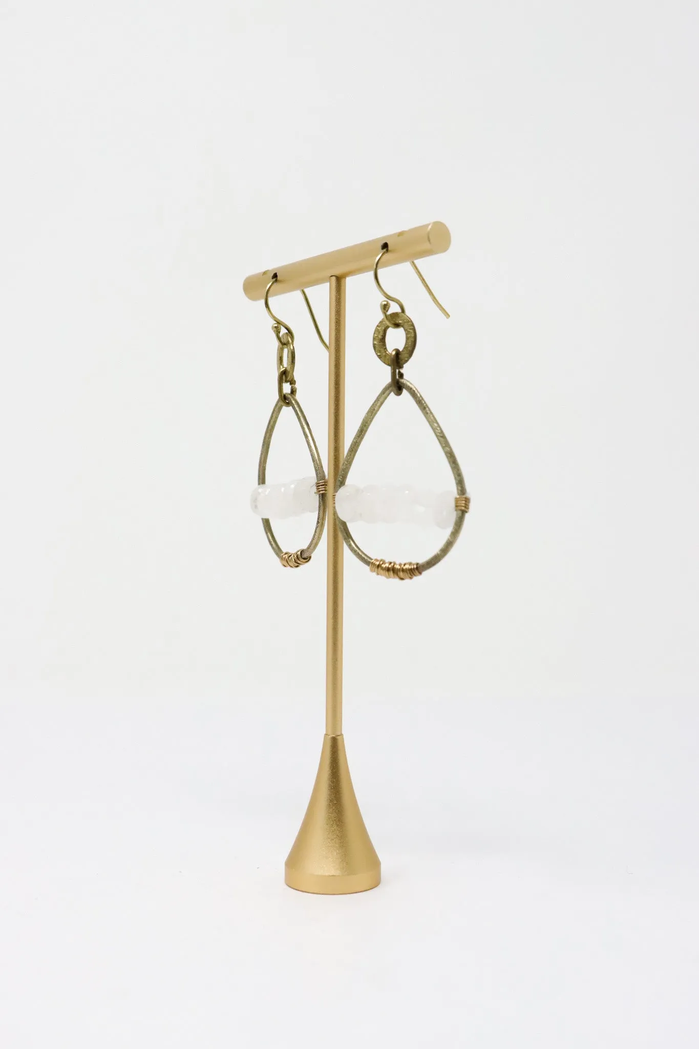 Mya Lambrecht Teardrop Hoop Earrings
