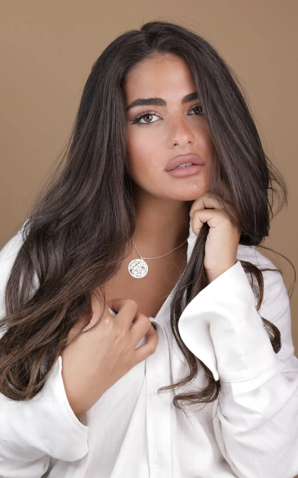 New York Silver - City Map Necklace