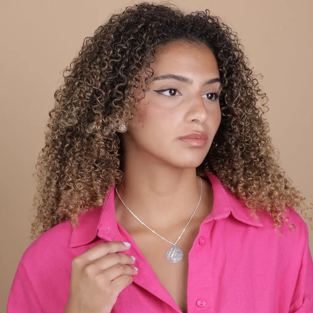 New York Silver - City Map Necklace