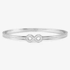 Nomination Pretty Bangles Infinity Large Silver Bangle