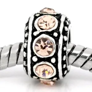 November Birthstone Spacer Bead Charm for european snake chain charm Bracelet