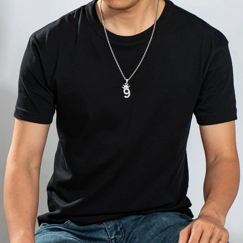 Number 9 Hip-Hop Created Diamond Pendant Necklace 23.62''