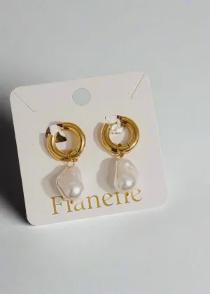 Ocean Pearl Earrings | Water Resistant