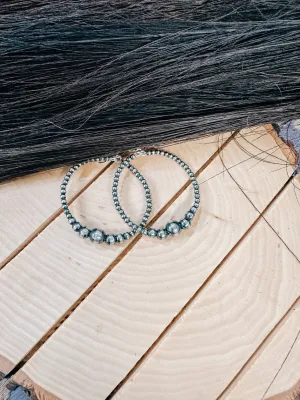 Ombre Navajo Pearl Earrings