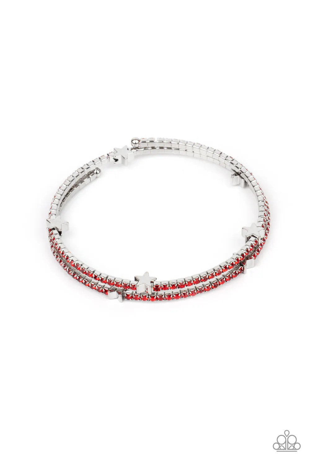 Paparazzi Let Freedom BLING - Red Bracelet