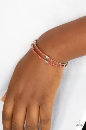 Paparazzi Let Freedom BLING - Red Bracelet