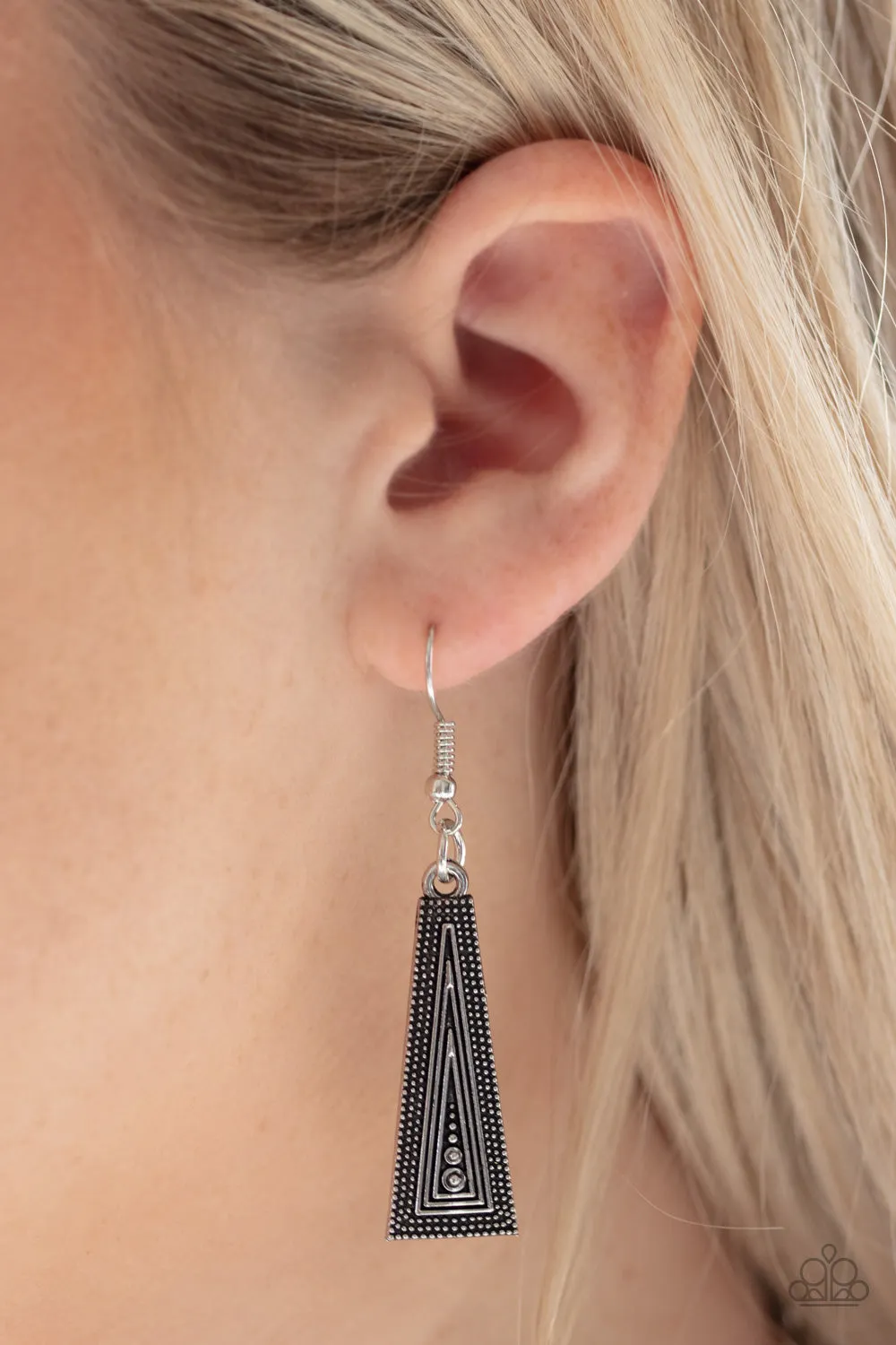 Paparazzi Metro Mane - Silver Necklace