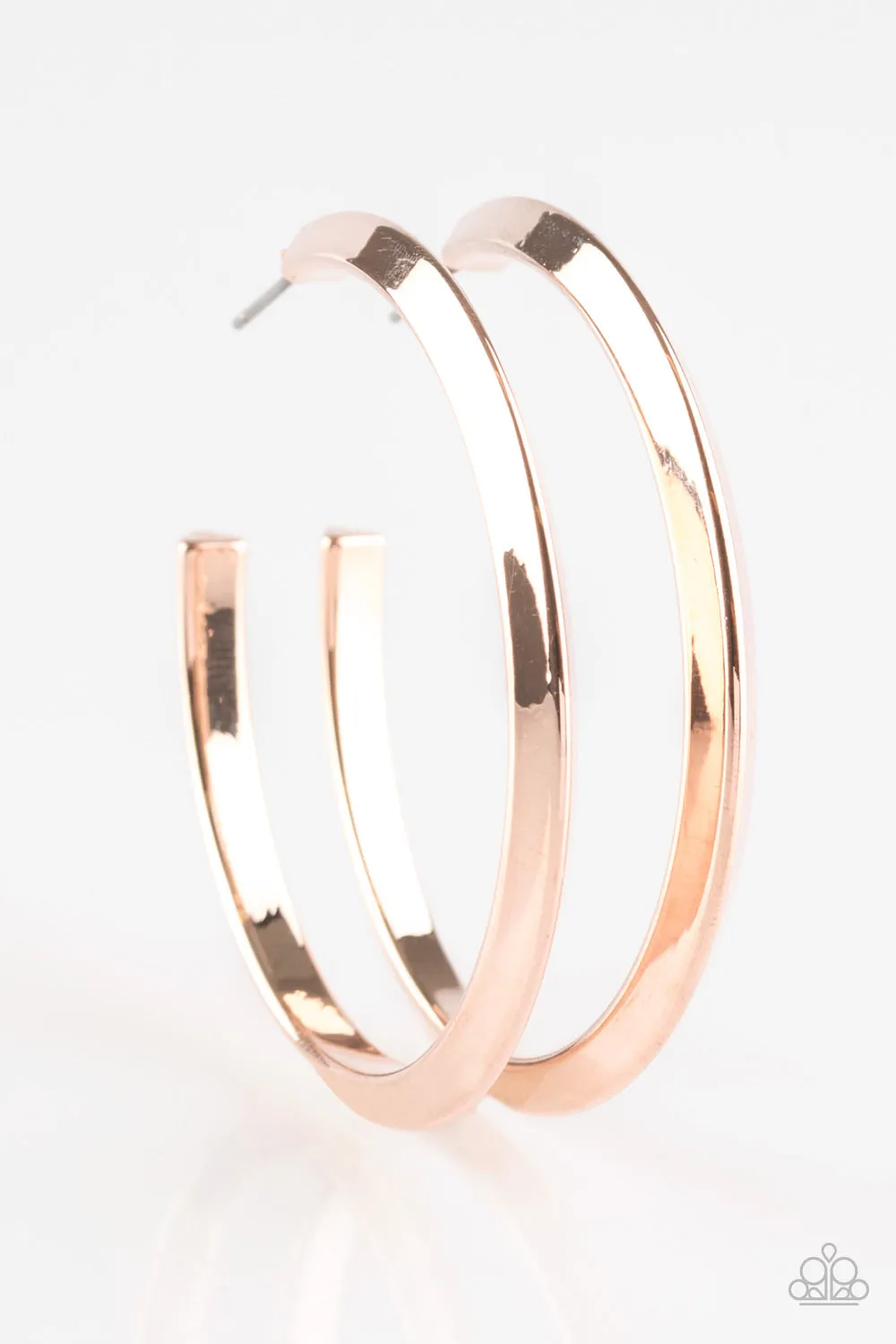 Paparazzi Some Like It HAUTE Earrings Rose Gold