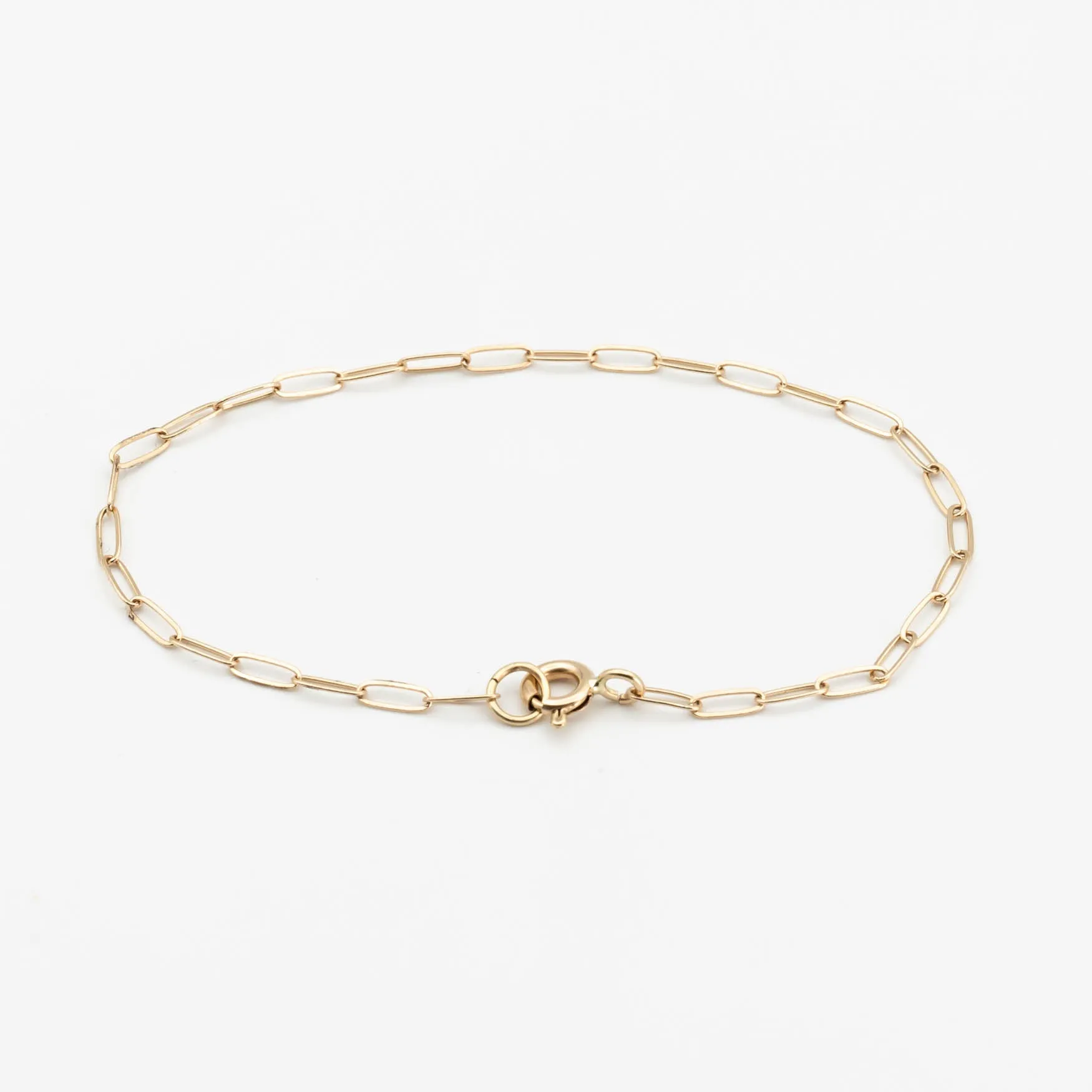 Paperclip Chain Anklet