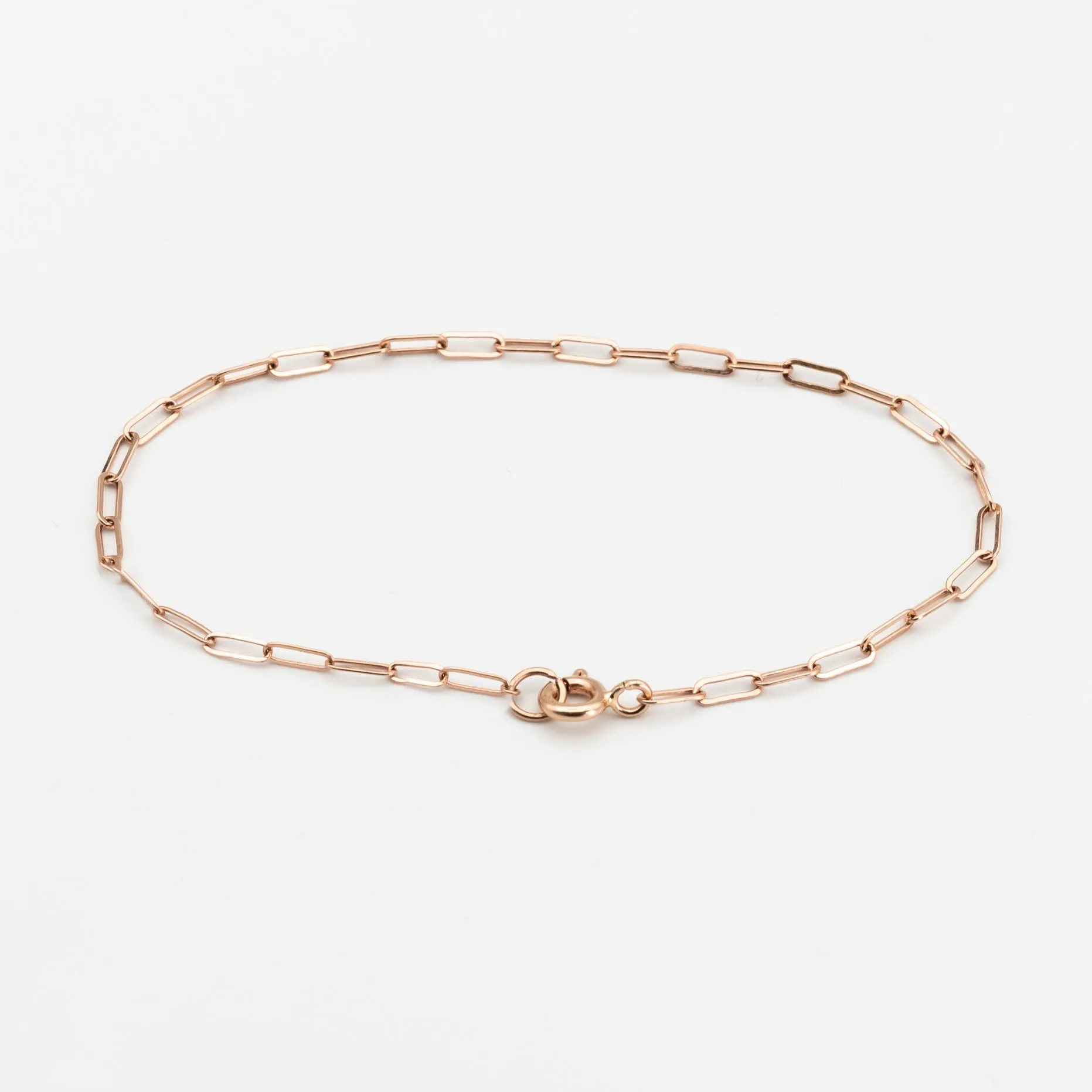 Paperclip Chain Anklet