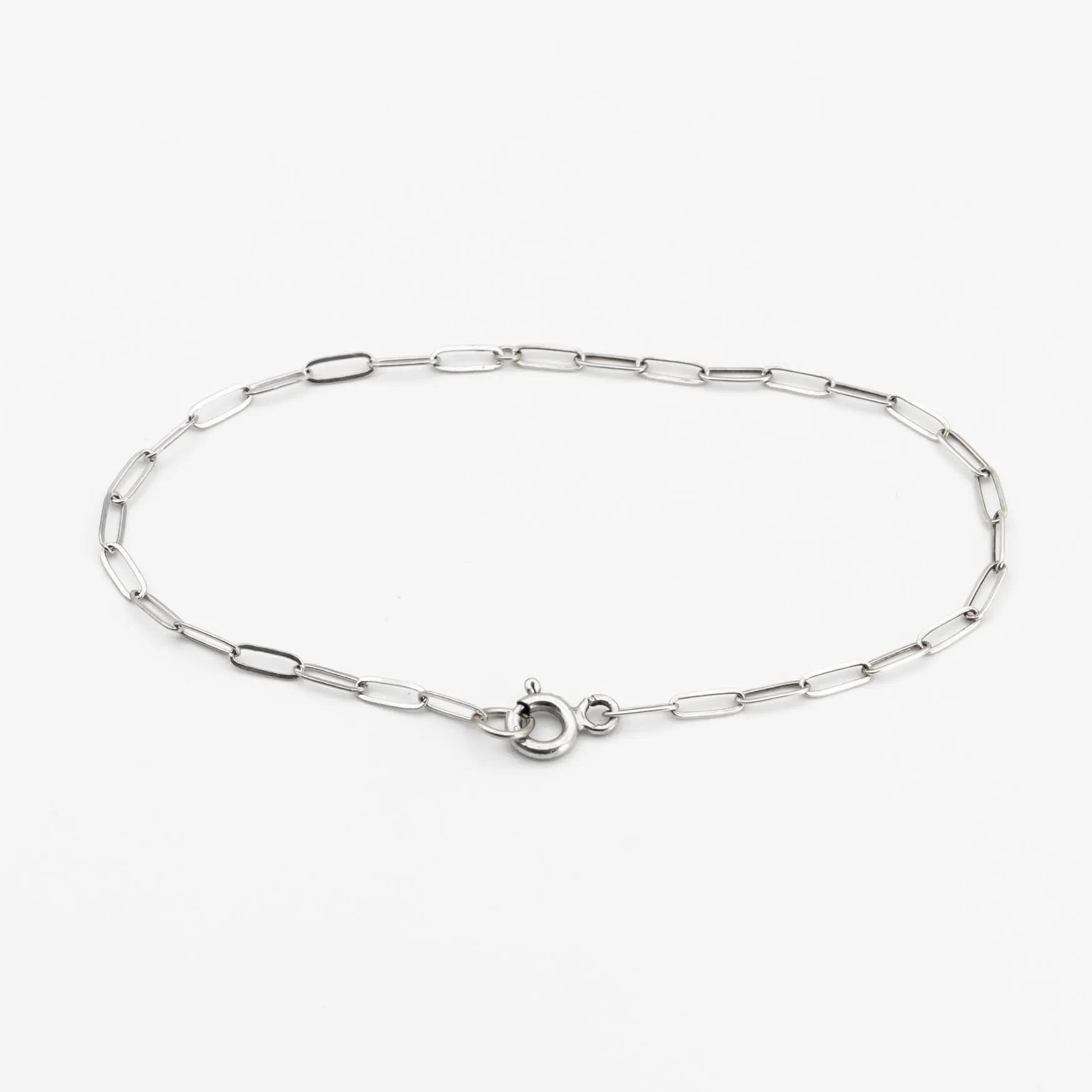 Paperclip Chain Anklet
