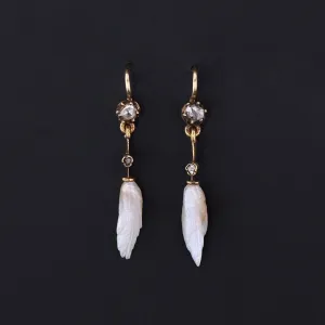 Pearl Earring | Dogtooth Pearl Earrings