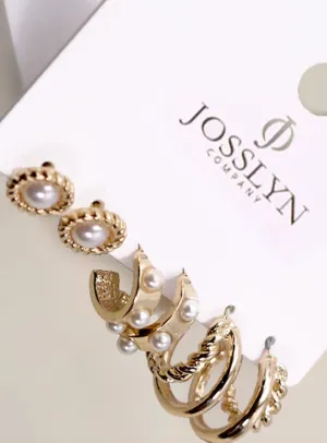 Pearl Hoop Trio