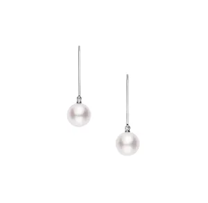 Pearl Leverback Earrings
