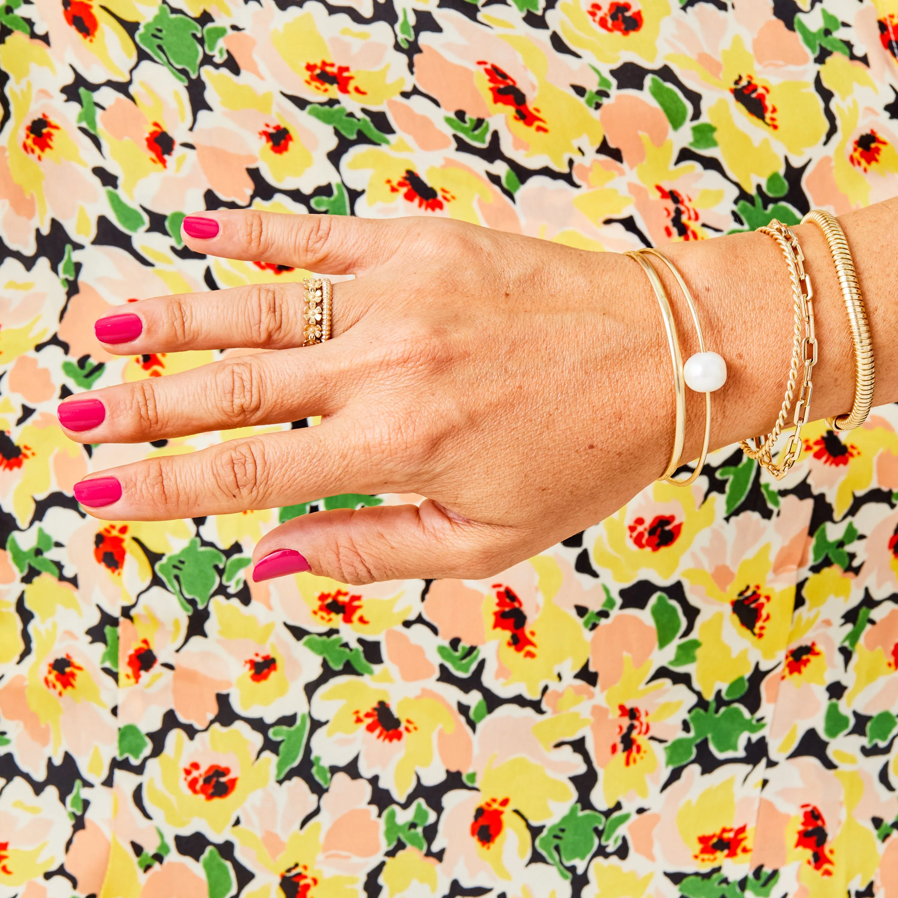 Pearl Orbit Bangle