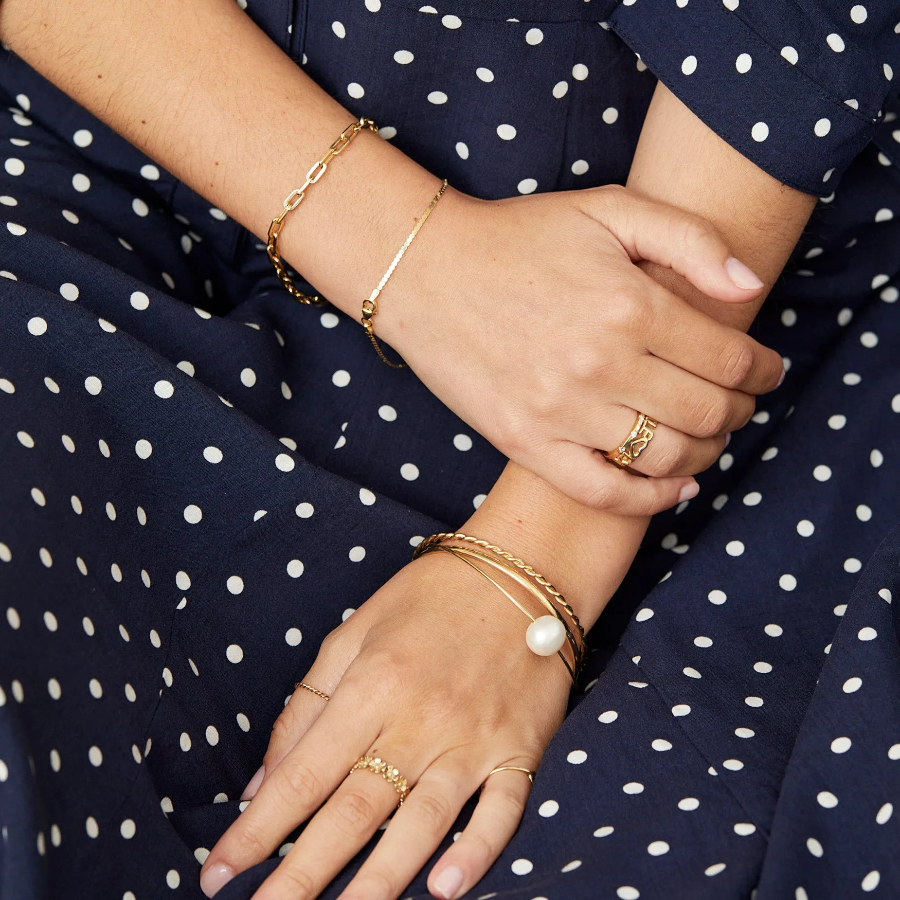 Pearl Orbit Bangle