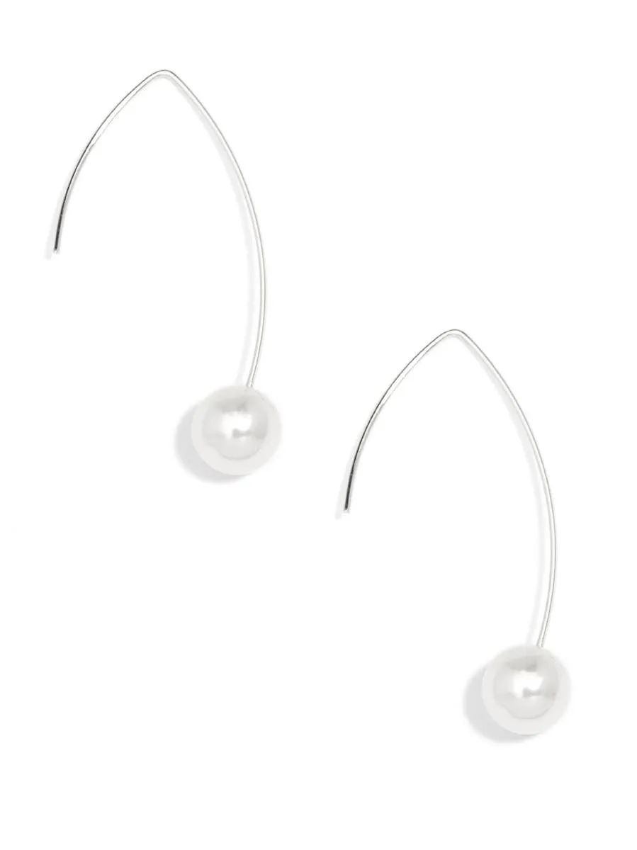 Pearl Threader Earrings