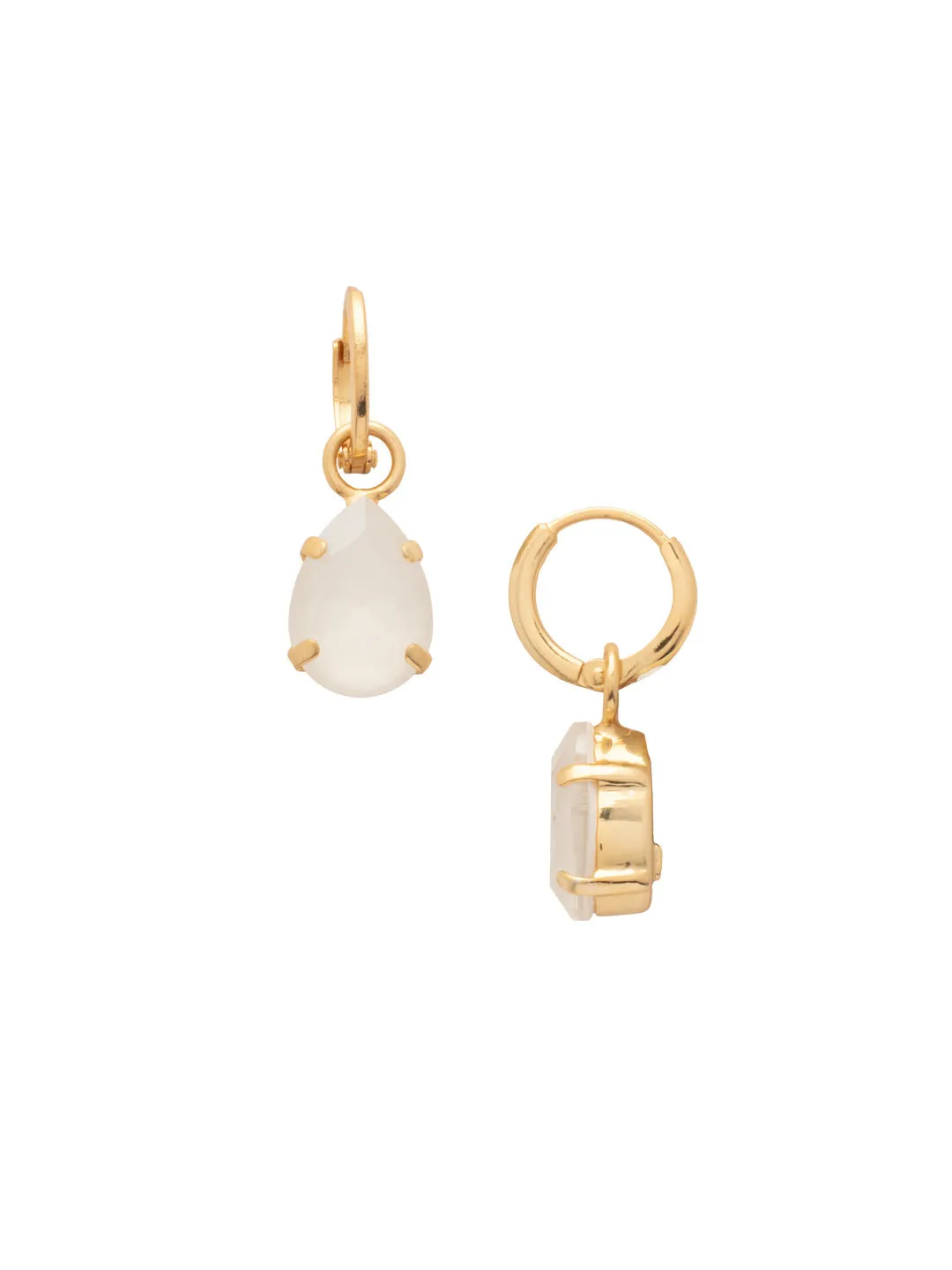 Perfect Pear Huggie Hoop Earrings - EFT55BGICL