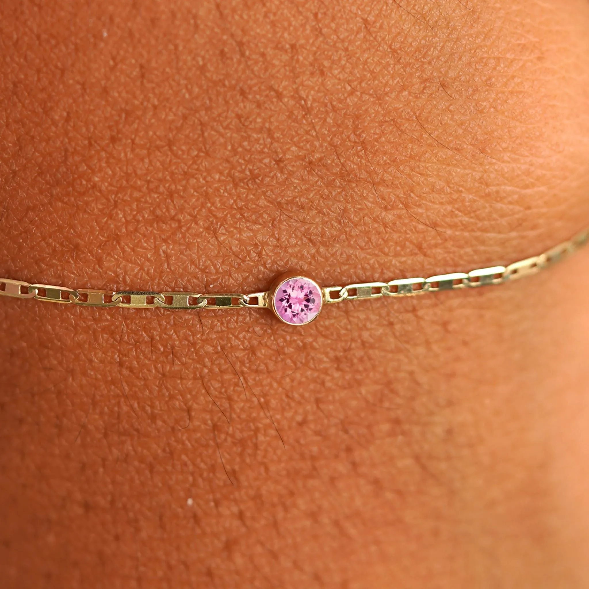 Pink Sapphire Bracelet