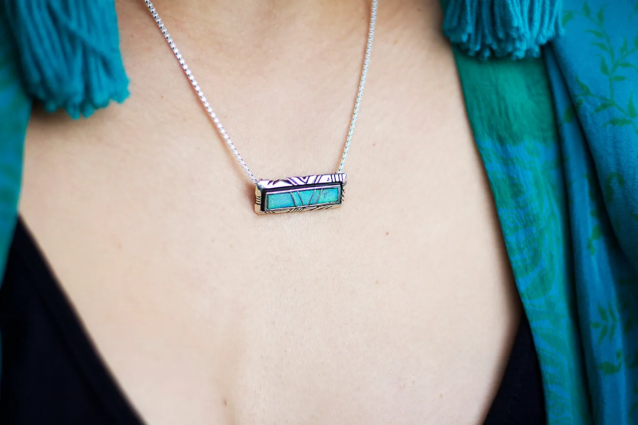 Pinnacle Bar Shadowbox Necklace