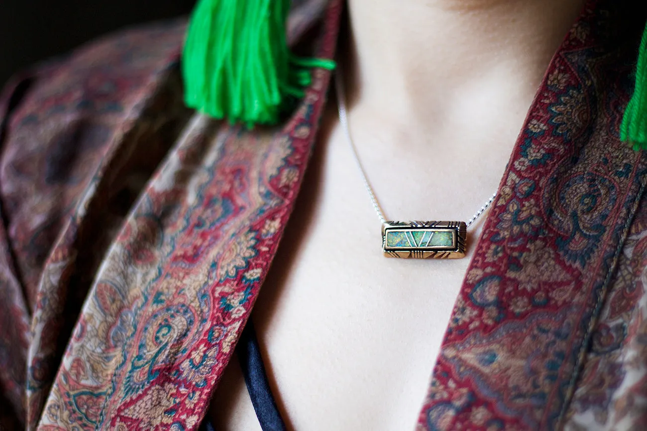 Pinnacle Bar Shadowbox Necklace