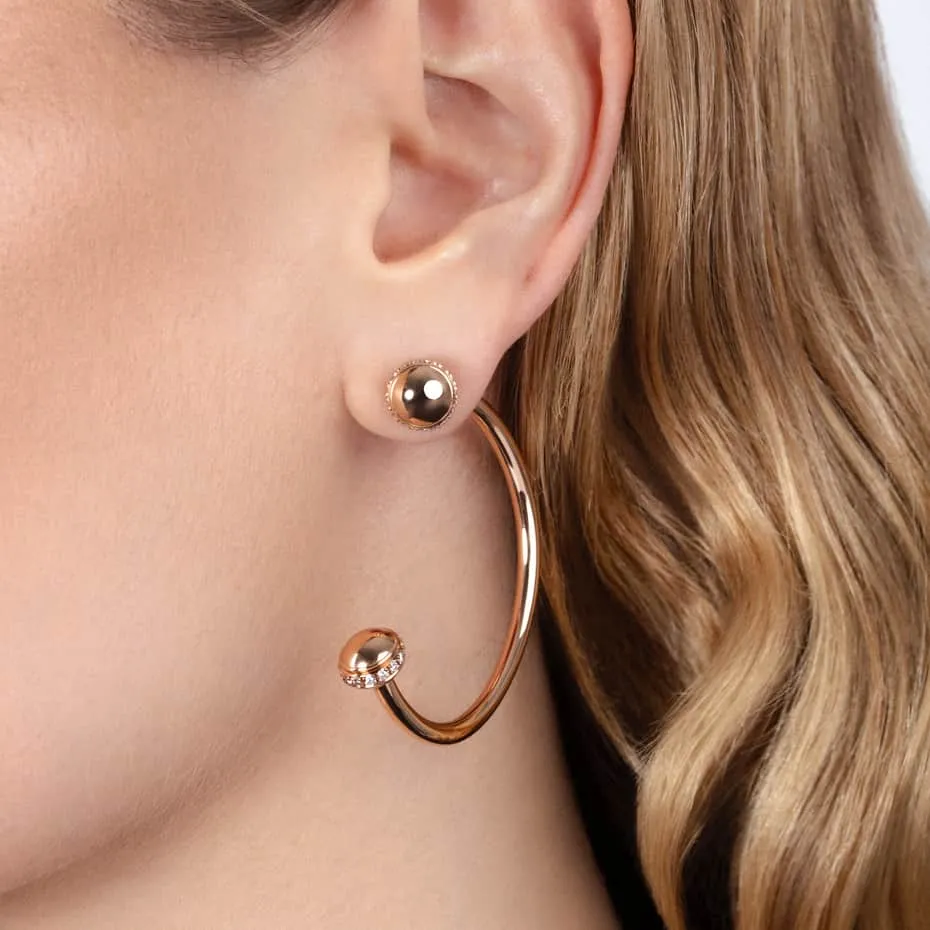 Possession Open Hoop Earrings