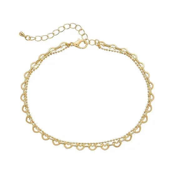 Red by Kiss Jewelry - 14K Gold Plated Anklet