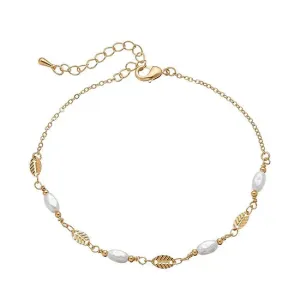 Red by Kiss Jewelry - 14K Gold Plated Anklet
