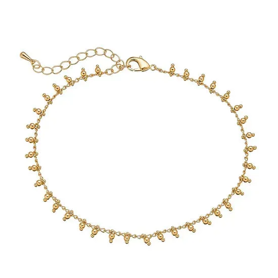 Red by Kiss Jewelry - 14K Gold Plated Anklet