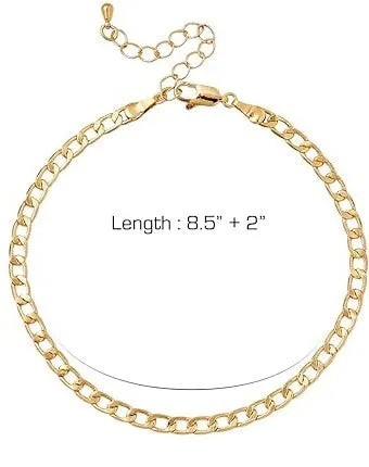 Red by Kiss Jewelry - 14K Gold Plated Anklet