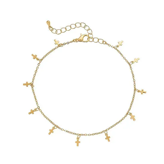 Red by Kiss Jewelry - 14K Gold Plated Anklet