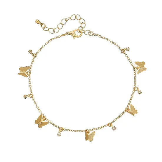 Red by Kiss Jewelry - 14K Gold Plated Anklet