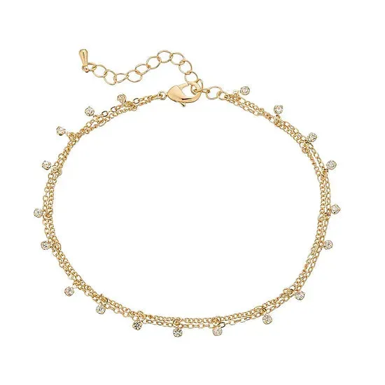 Red by Kiss Jewelry - 14K Gold Plated Anklet