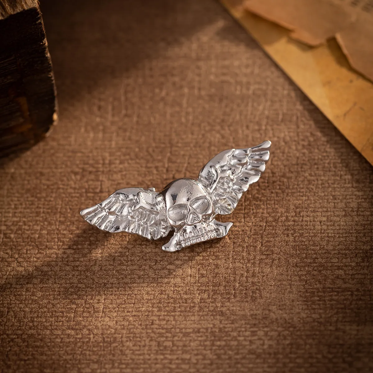Retro Creative Winged Skull Fashion Brooch 3 Pack
