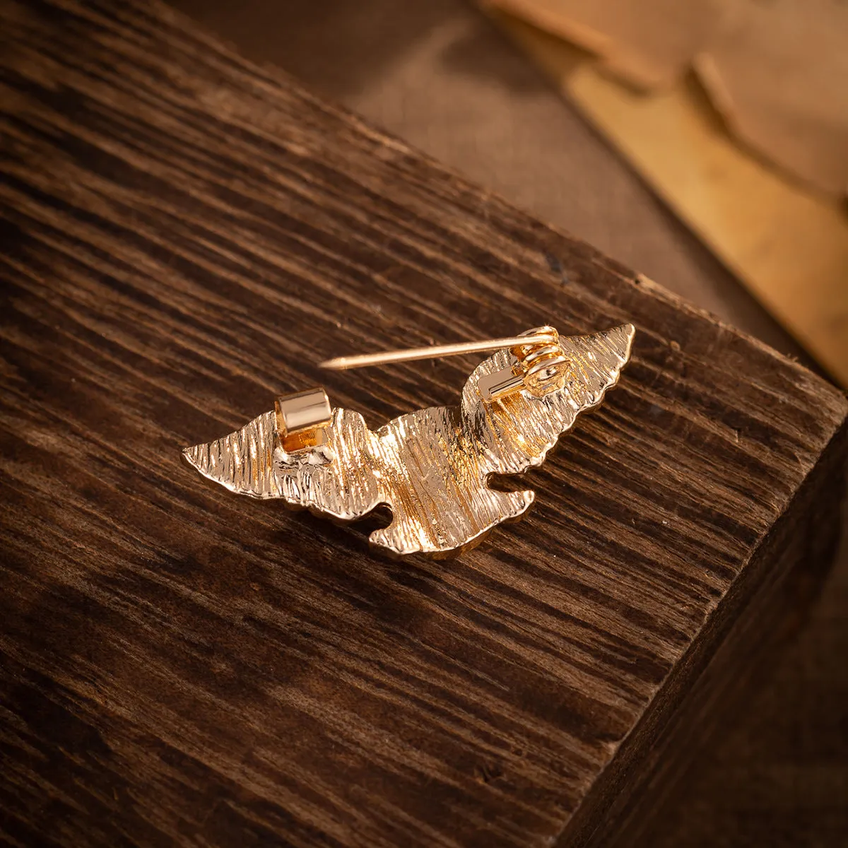 Retro Creative Winged Skull Fashion Brooch 3 Pack