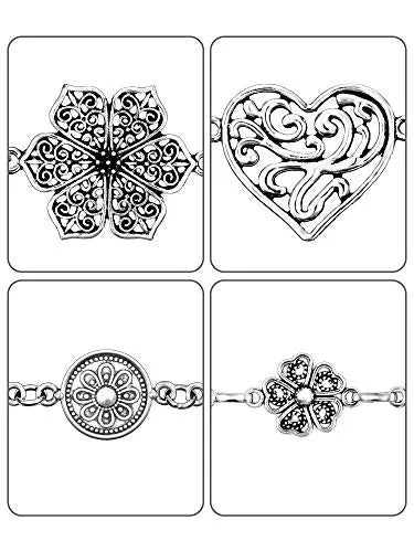 Retro Shirt Clips and Brooch Pins Set